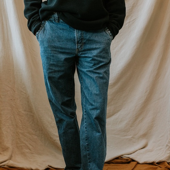 Vintage Columbia Wide Denim with Zip Pockets - Picture 2 of 5